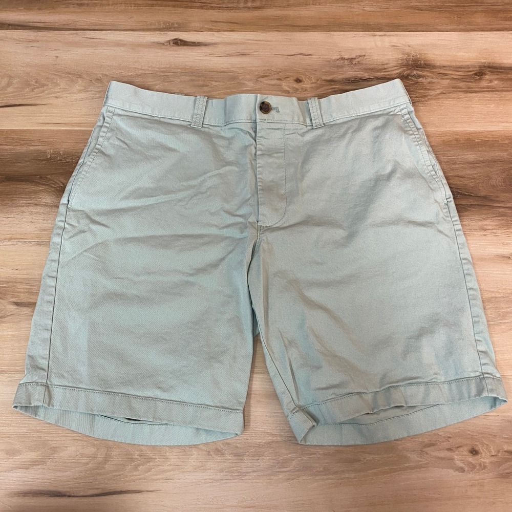 J.Crew Shorts Mens 36 Mint Green Casual Chino 9" Inseam